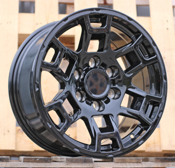 Alu kola Racing Line H873F, 17x8 6x139.7 ET15, černá lesklá (zátěžová)
