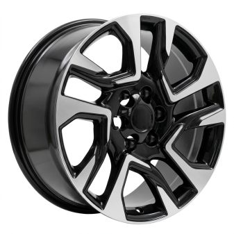 Alu kola Racing Line H957F, 18x7.5 6x139.7 ET25, černá + leštění