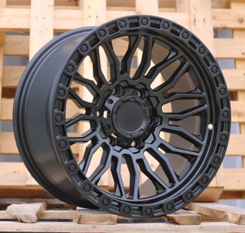 Alu kola Racing Line H975D, 17x9 6x139.7 ET, černá matná (zátěžová)