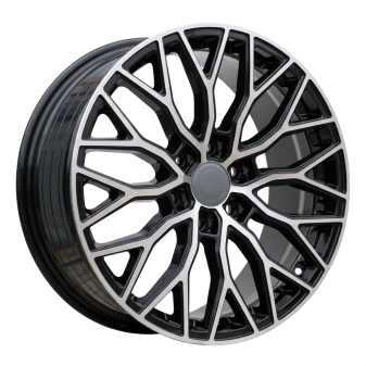 Alu kola Racing Line HF2125, 18x8 6x120 ET50, černá + leštění (zátěžová)