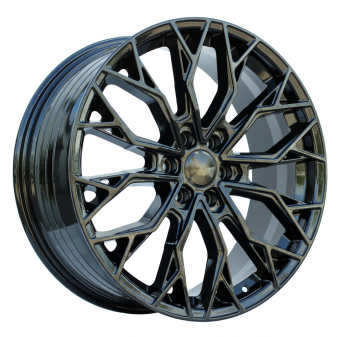 Alu kola Racing Line HF6119, 20x8 6x120 ET48, černá lesklá (zátěžová)