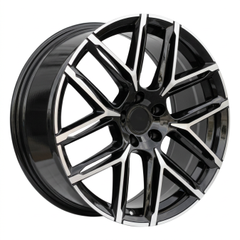 Alu kola Racing Line HF736, 21x9.5 5x112 ET30, černá + leštění