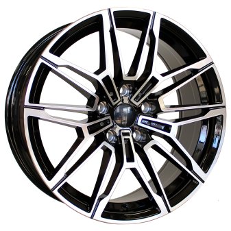Alu kola Racing Line I0294, 19x8 5x120 ET36, černá + leštění (zátěžová)