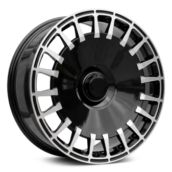 Alu kola Racing Line I0343, 19x9.5 5x112 ET43.5, černá + leštění