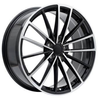 Alu kola Racing Line I0383, 19x8 5x112 ET45, černá + leštění