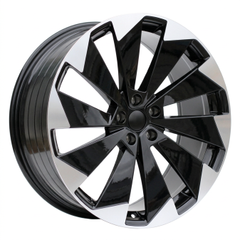 Alu kola Racing Line I1141, 18x8 5x112 ET45, černá + leštění