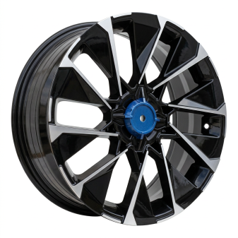 Alu kola Racing Line I2102, 15x6 4x100 ET31, černá + leštění