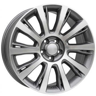 Alu kola Racing Line I2102, 21x9.5 5x120 ET49, šedivá + leštění