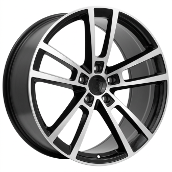 Alu kola Racing Line I3081F, 22x10 5x130 ET48, černá + leštění (zátěžová)