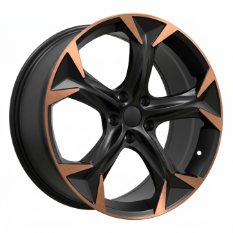 Alu kola Racing Line I5163, 18x8 5x112 ET40, černá matná + měděná barva leštění