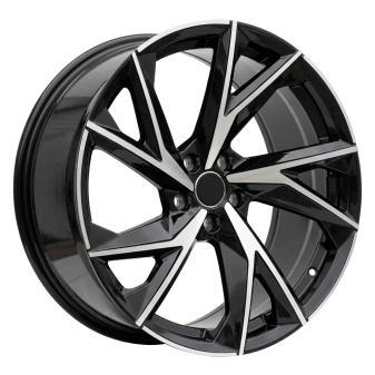 Alu kola Racing Line I5491, 19x8.5 5x112 ET38, černá + leštění