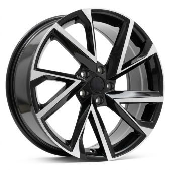 Alu kola Racing Line I5568, 19x8 5x112 ET41, černá + leštění