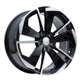 Alu kola Racing Line I5579, 18x8 5x112 ET45, černá + leštění