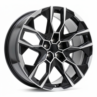 Alu kola Racing Line I5592, 21x9.5 5x120 ET26, černá + leštění (zátěžová)