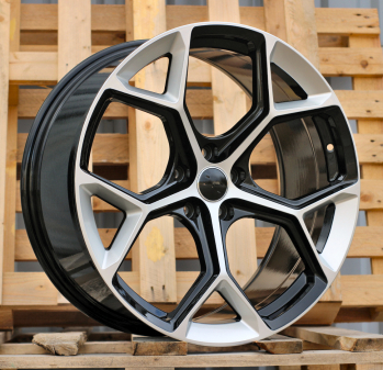 Alu kola Racing Line I5598, 21x9 5x112 ET35, stříbrná + černá lesklá (zátěžová)