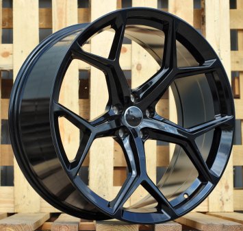 Alu kola Racing Line I5598, 19x8.5 5x112 ET40, černá lesklá (zátěžová)