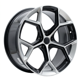 Alu kola Racing Line I5598, 18x8 5x112 ET40, stříbrná + černá lesklá