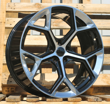 Alu kola Racing Line I5598, 21x9 5x112 ET31, stříbrná + černá lesklá (zátěžová)