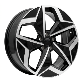 Alu kola Racing Line I5649, 19x7.5 5x112 ET50, černá + leštění