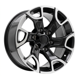 Alu kola Racing Line I6126, 18x9 6x139.7 ET12, černá + leštění (zátěžová)