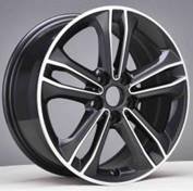 Alu kola Racing Line I7094, 17x7.5 5x112 ET54, šedivá + leštění