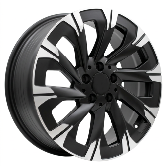 Alu kola Racing Line IN3519F, 18x7.5 5x112 ET52, černá matná + leštění (zátěžová)