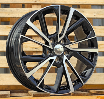 Alu kola Racing Line IN3623F, 18x7 5x114.3 ET35, černá + leštění