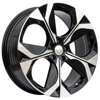 Alu kola Racing Line IN3653F, 20x8 5x112 ET41, černá + leštění
