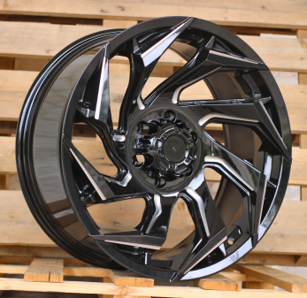 Alu kola Racing Line JT187, 20x9 6x139.7 ET, černá lesklá