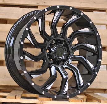 Alu kola Racing Line JT192, 20x9 6x139.7 ET, černá lesklá