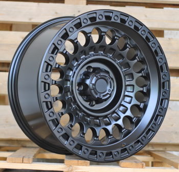 Alu kola Racing Line JT220, 17x9 6x139.7 ET, černá matná (zátěžová)