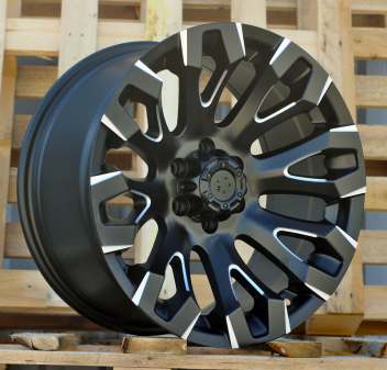 Alu kola Racing Line JT255, 17x9 6x114.3 ET, černá matná
