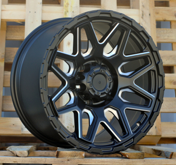 Alu kola Racing Line JT257, 17x9 6x139.7 ET, černá matná