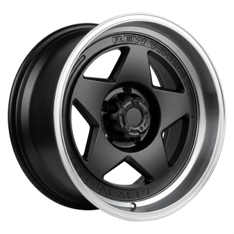 Alu kola Racing Line JT274, 18x9 5x127 ET-12, černá + leštění