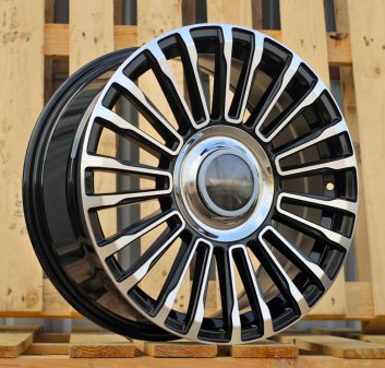 Alu kola Racing Line REW018, 18x8 10x108 ET42, černá + leštění