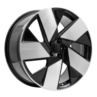 Alu kola Racing Line SR402, 20x9 5x108 ET58.5, černá + leštění (zátěžová)