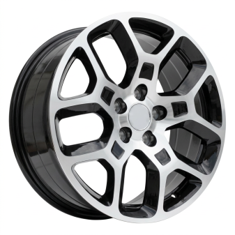 Alu kola Racing Line TL0460, 17x7 5x110 ET40, černá + leštění