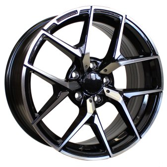 Alu kola Racing Line XE137, 18x8 5x112 ET35, černá + leštění
