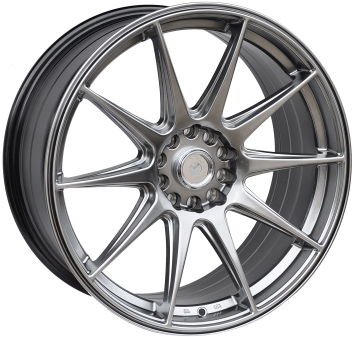 Alu kola Racing Line XF266, 18x9.75 10x114 ET20, titanová metalíza