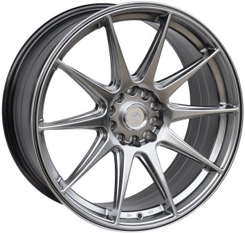 Alu kola Racing Line XF266, 19x8.5 10x114 ET30, titanová metalíza