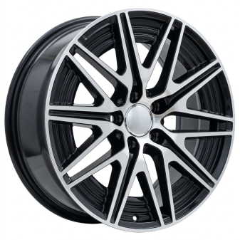 Alu kola Racing Line Y0102, 18x8.5 5x112 ET52, černá + leštění