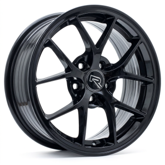 Alu kola Racing Line Y0134, 15x6.5 5x100 ET40, černá lesklá