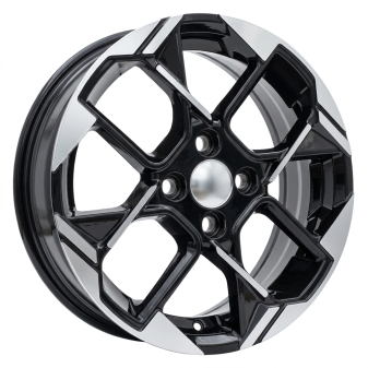 Alu kola Racing Line Y1184, 14x5.5 4x100 ET40, černá + leštění