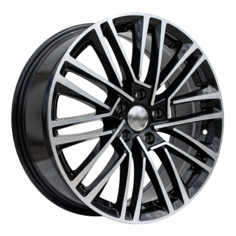 Alu kola Racing Line Y1191, 18x7.5 5x112 ET48, černá + leštění