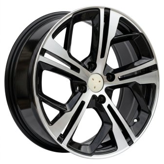 Alu kola Racing Line Y1206, 17x7 4x108 ET25, černá + leštění
