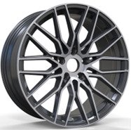 Alu kola Racing Line YF0435, 19x8.5 5x112 ET40, černá + leštění