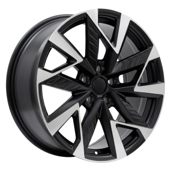 Alu kola Racing Line YF0443, 18x8 5x112 ET40, černá matná + leštění