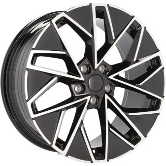 Alu kola Racing Line YF0444, 18x8 5x112 ET44, černá + leštění