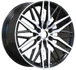 Alu kola Racing Line YF0453, 18x8 6x120 ET48, černá + leštění (zátěžová)