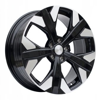 Alu kola Racing Line YF5699, 19x7.5 5x114.3 ET51, černá + leštění